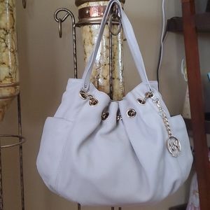 Jet Set Pebbled Leather Chain Ring Tote